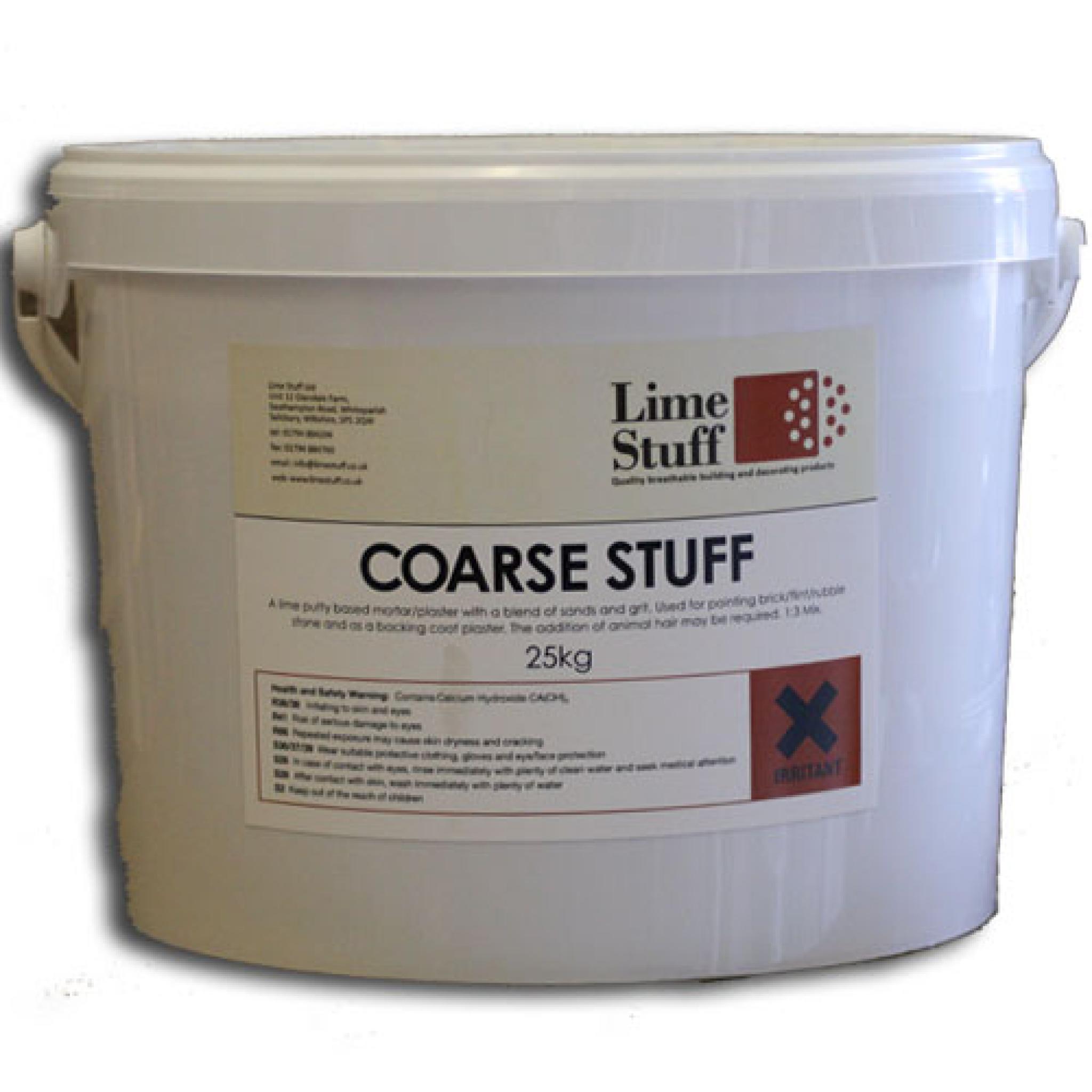 Non Hydraulic Lime Putty Plaster / Mortar (Coarse Stuff) Lime Stuff