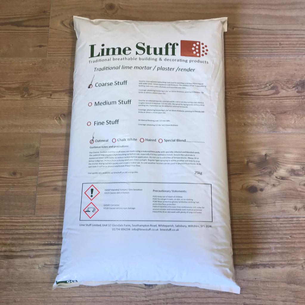 Non Hydraulic Lime Putty Plaster / Mortar Lime Stuff