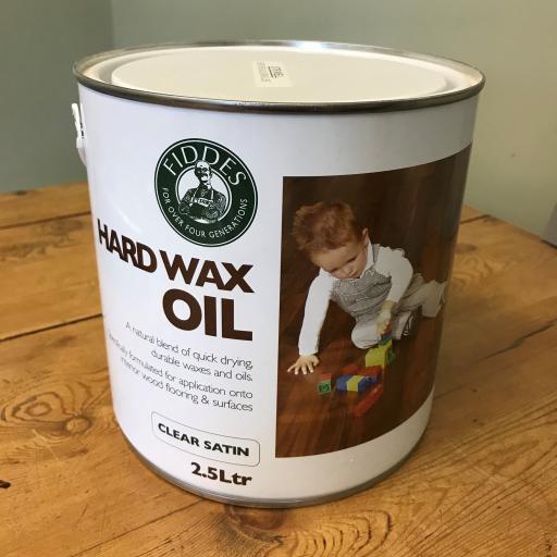 Fiddes Hard Wax Oil - Clear Satin